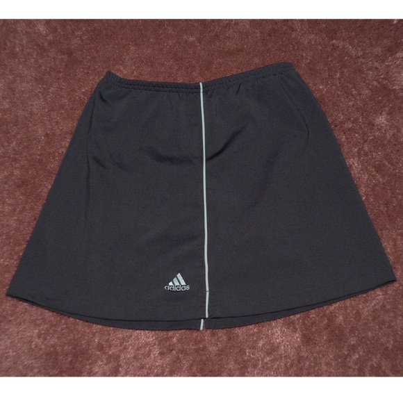 Dark gray and pale blue skort - Picture 4 of 6